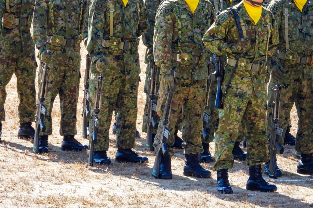自衛隊をイメージした画像