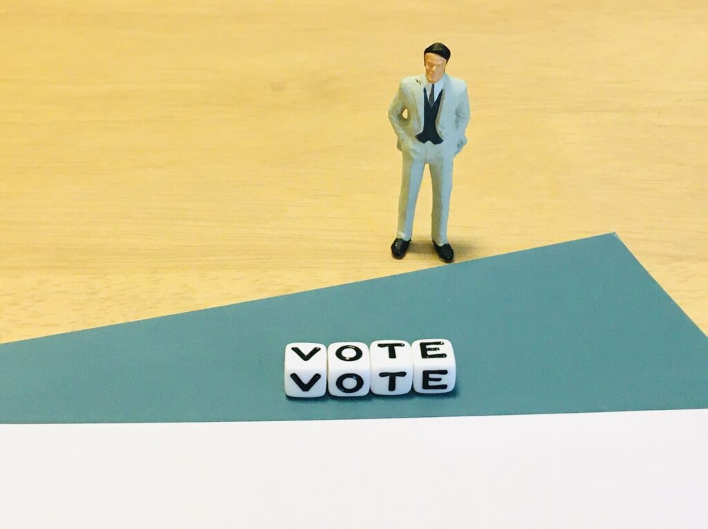 選挙をイメージした写真