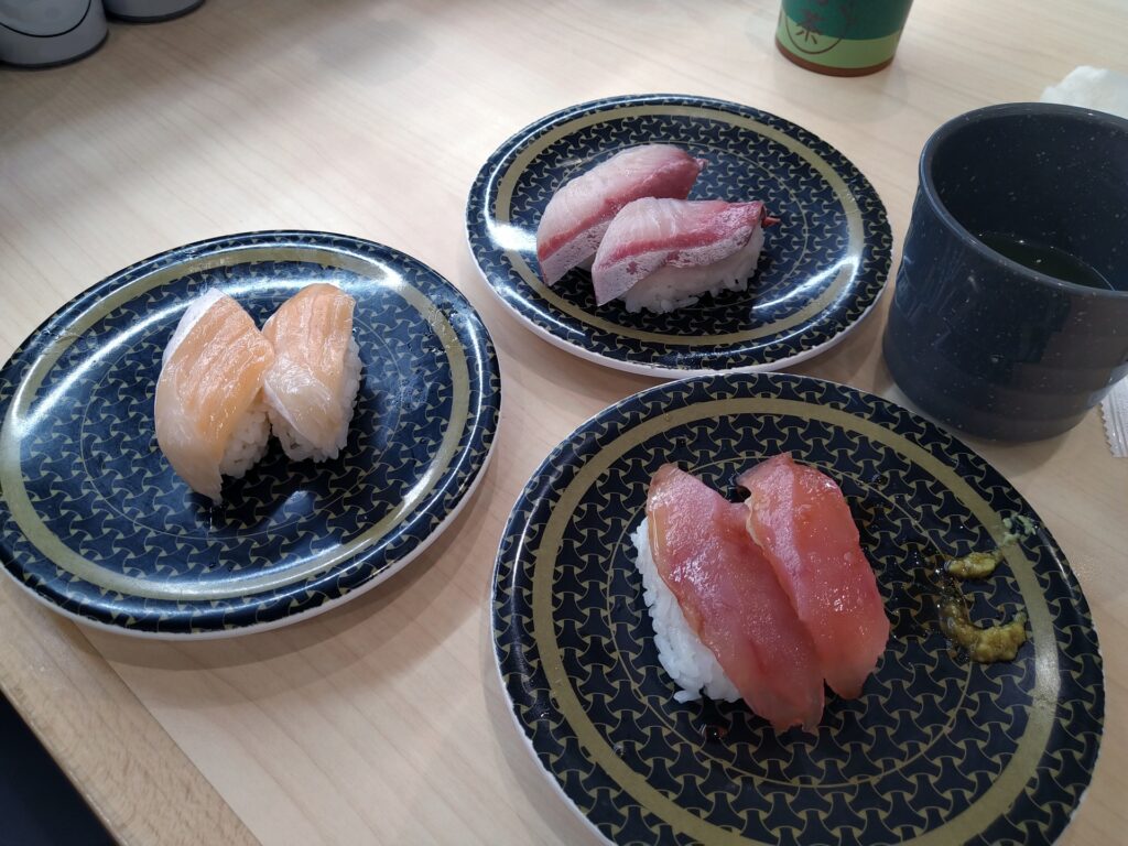 くら寿司をイメージした写真