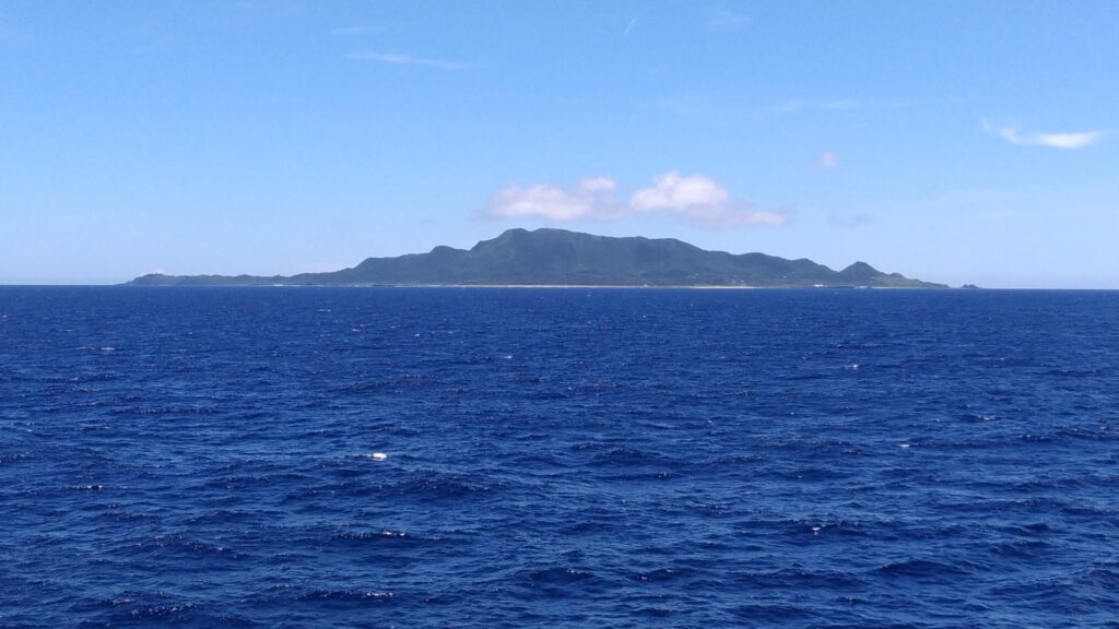 トカラ列島の外観を撮影した写真