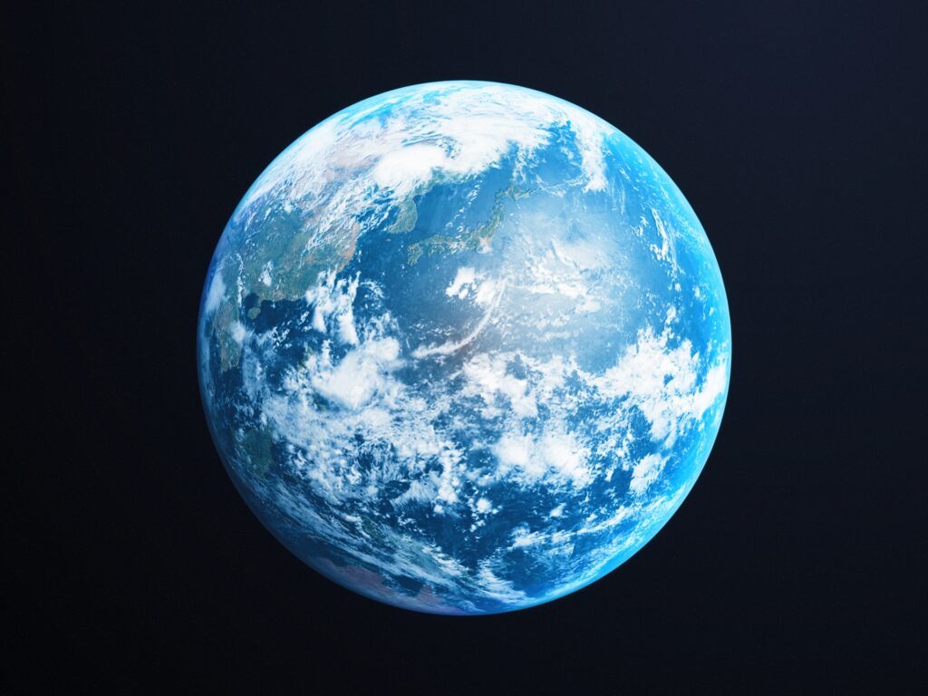 宇宙をイメージした写真