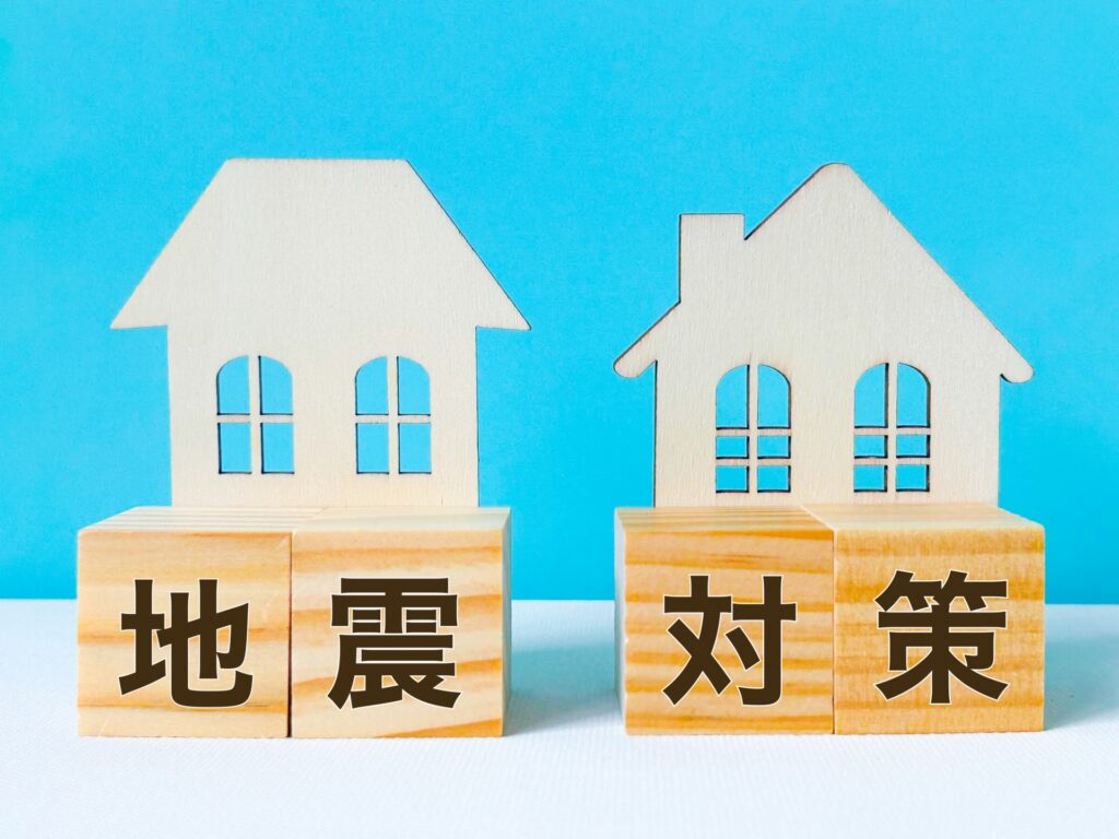 地震をイメージした写真