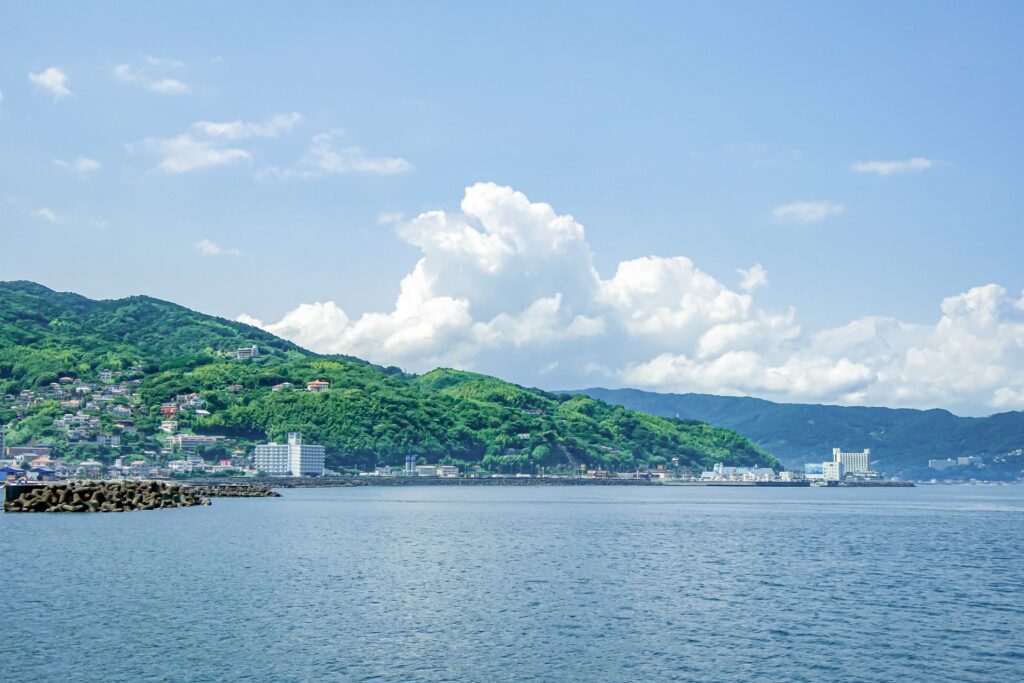 伊東市の外観を撮影した写真