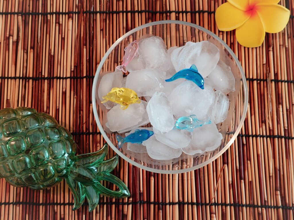 氷を撮影した写真