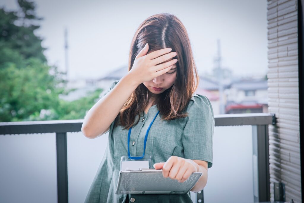 パワハラをイメージした写真
