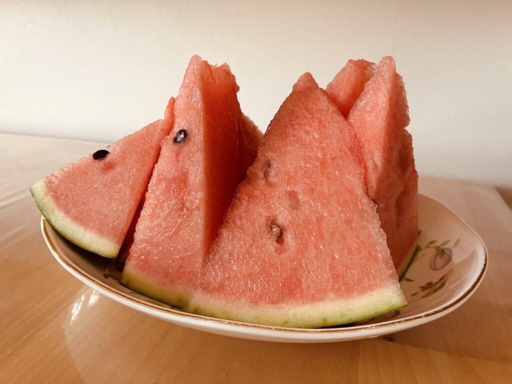 スイカを撮影した写真